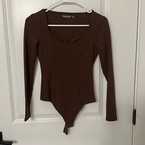 Abercrombie Brown Sweetheart Bodysuit